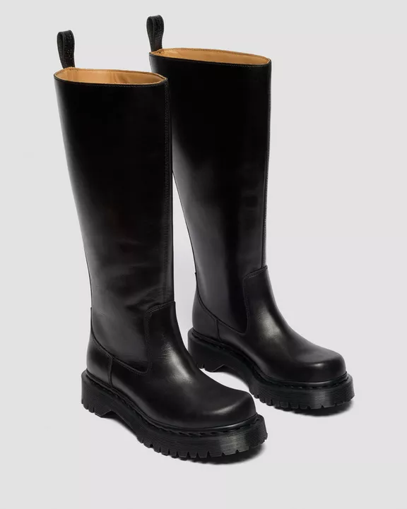 Rejena Hi Old Harness Leather Boots