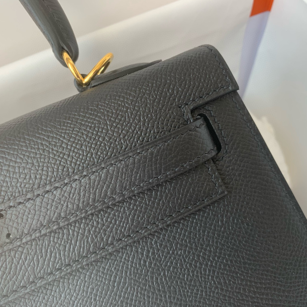 Hermes Kelly 25-28 custom calfskin Epsom