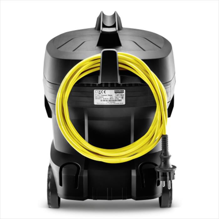 KARCHER - Aspirapolvere a bidone T111CLASSIC-Nero/Giallo