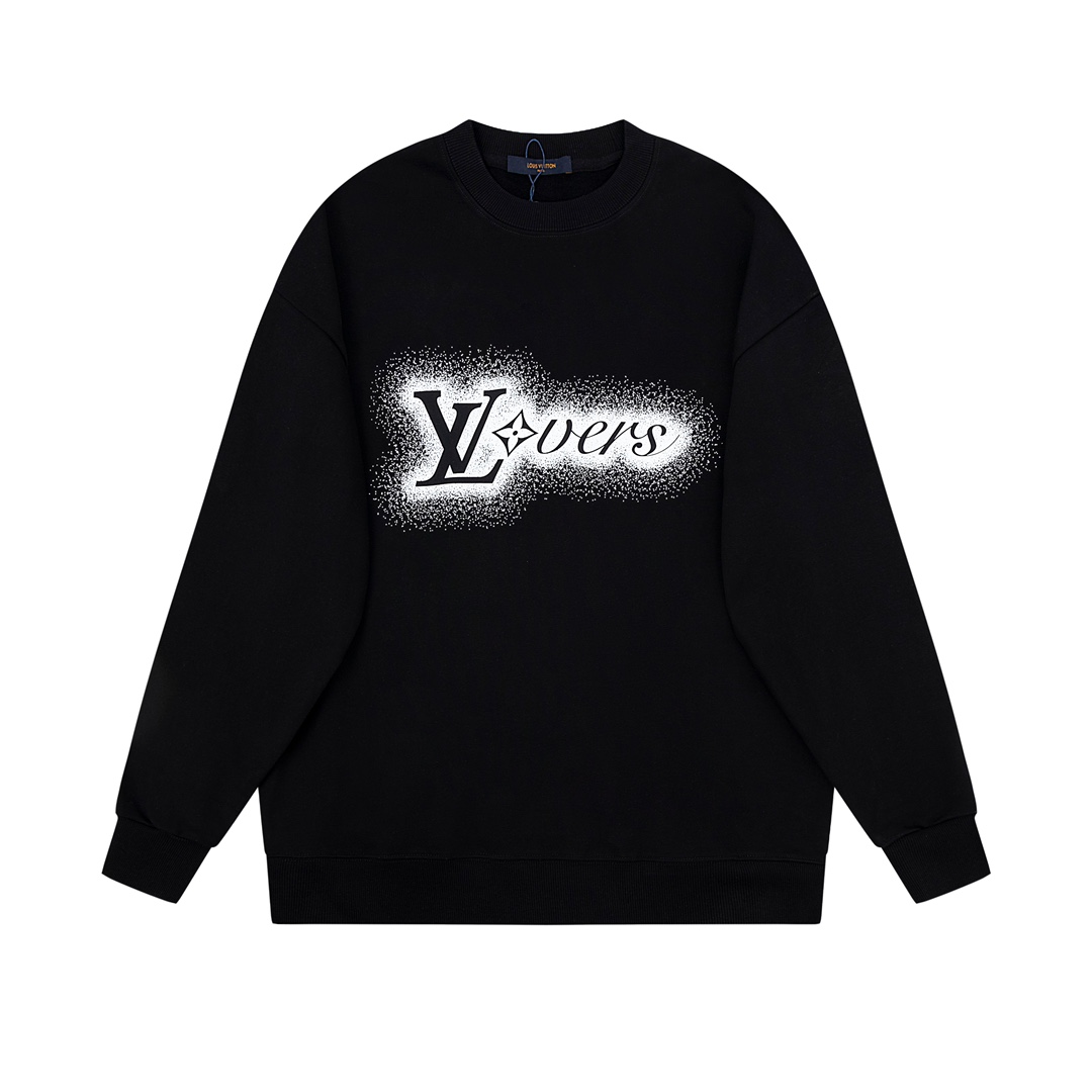 LV Hoodies Black