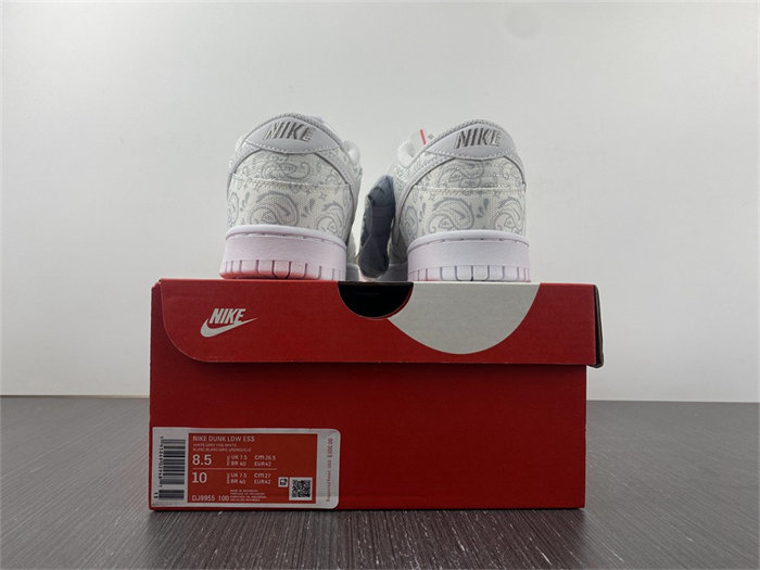 NK Dunk Low White Paisley DJ9955-100