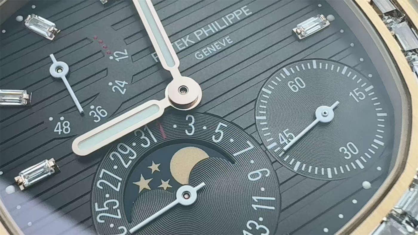Nautilus 5712GR Diamond Replica – Custom Modified PPF Watch