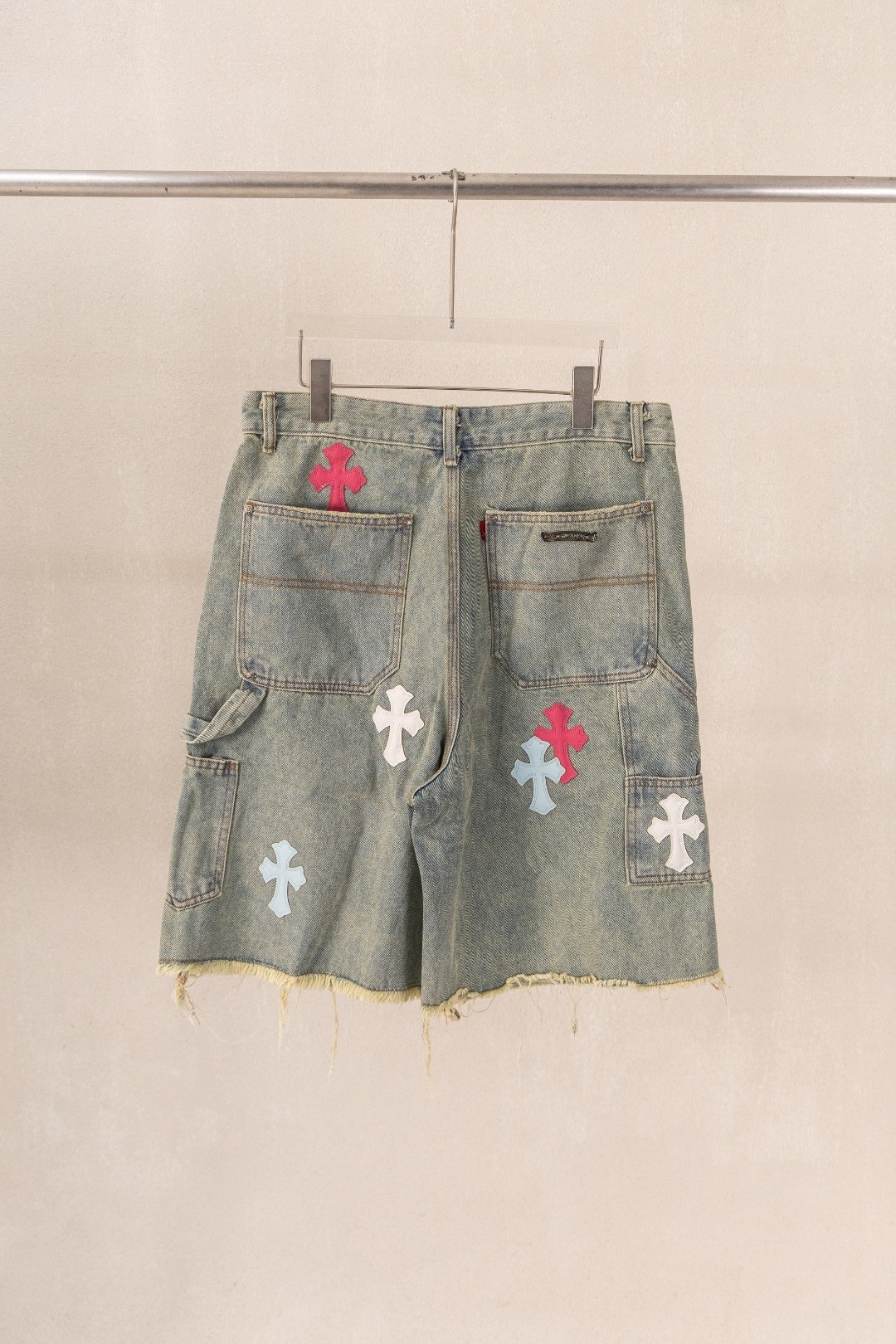 Chrome H Denim shorts
