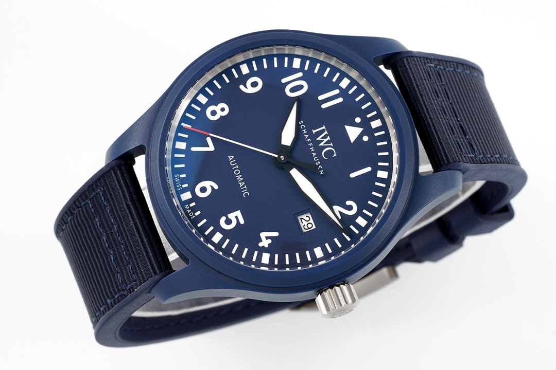 IWC Pilot Ceramic Replica IW328101 – ZF Factory Blue Ceramic 41mm