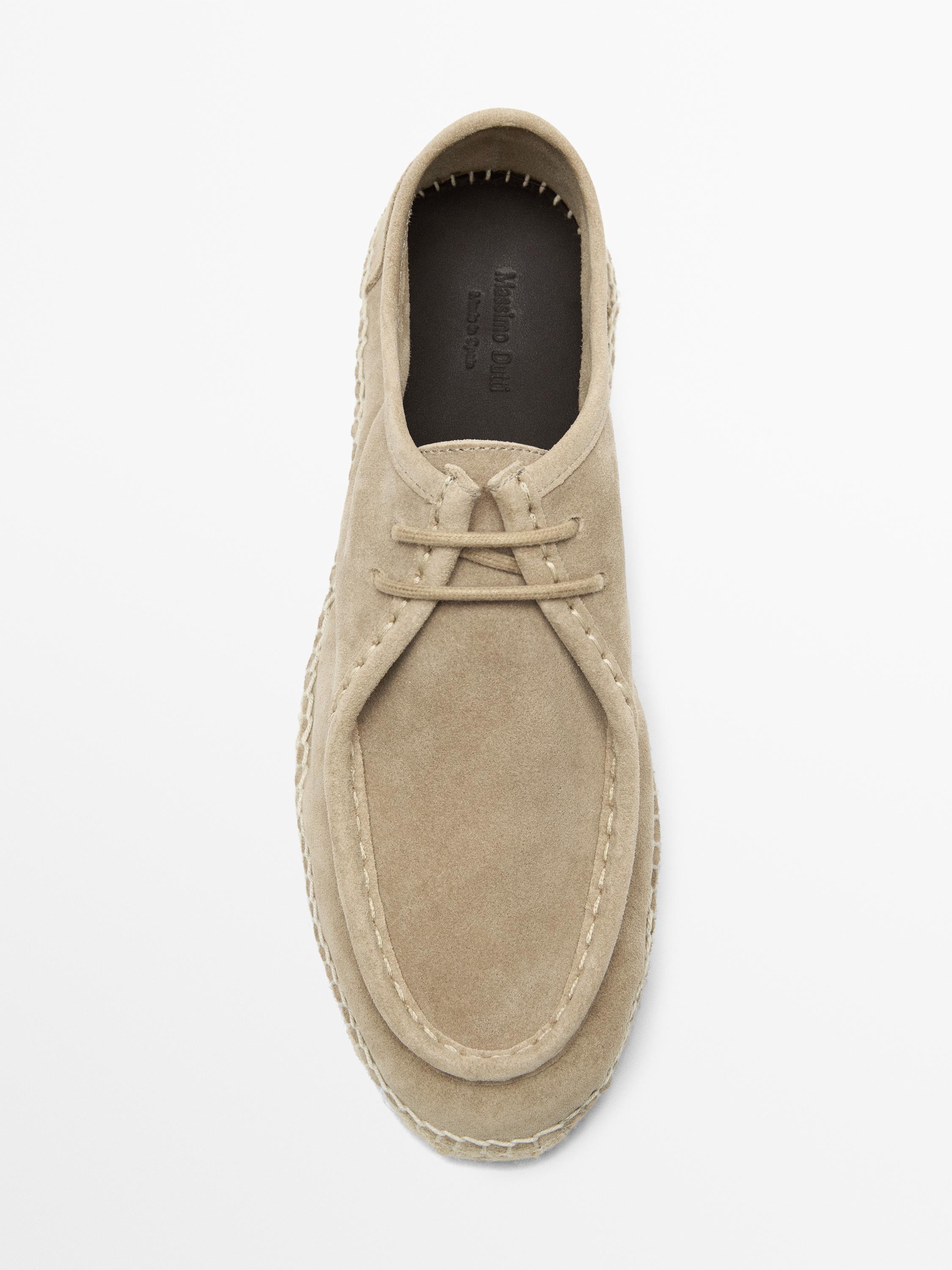 Zapato piso yute bordón serraje
