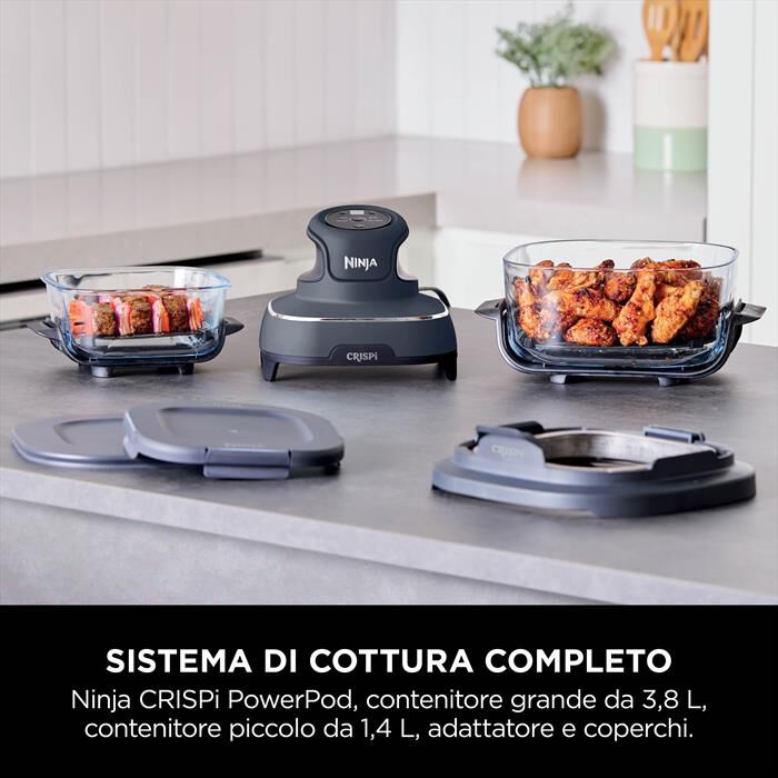 NINJA - FRIGGITRICE PORTATILE CRISPI FN101EUGY-Grigio