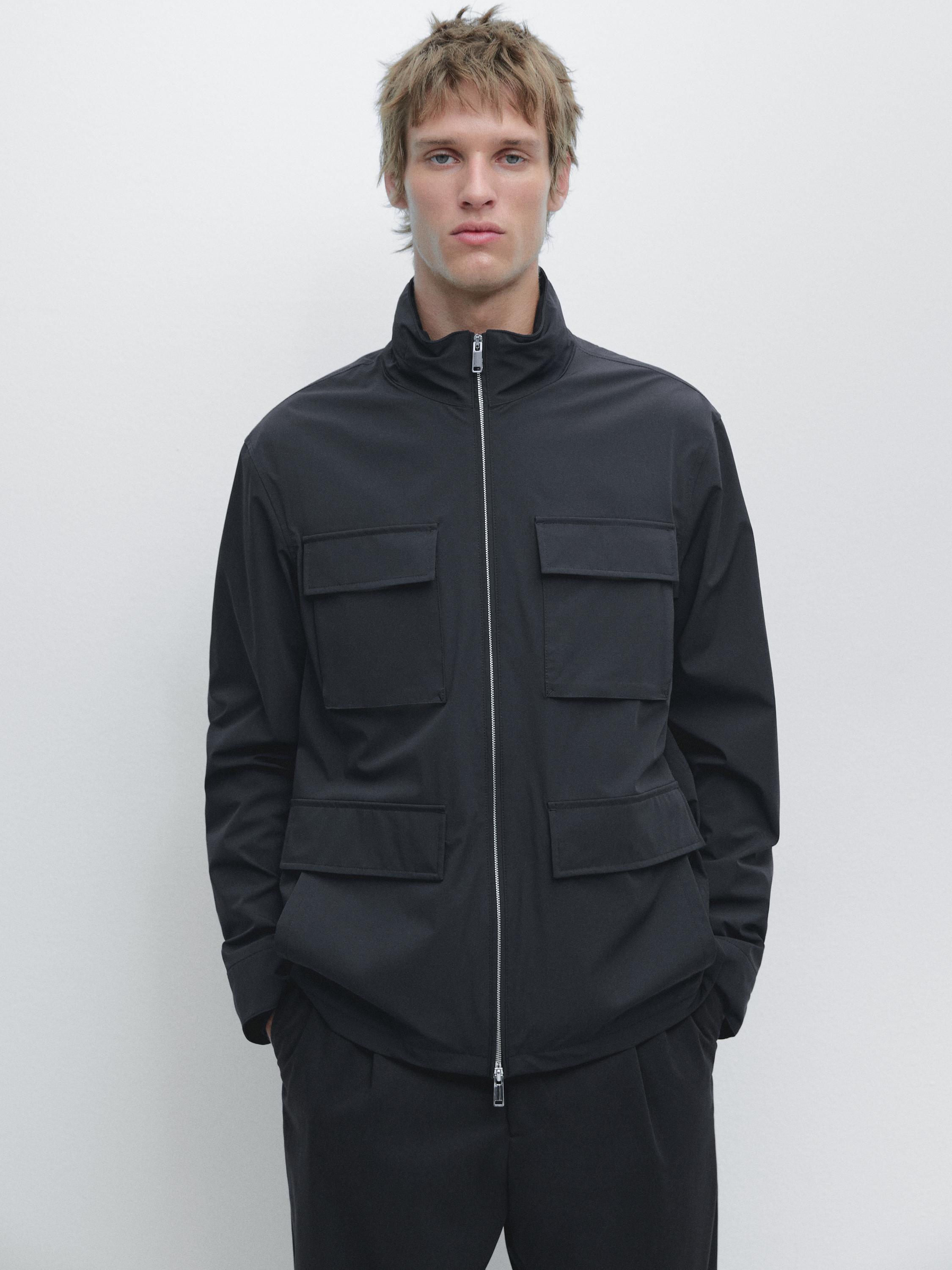 Chaqueta tejido elástico