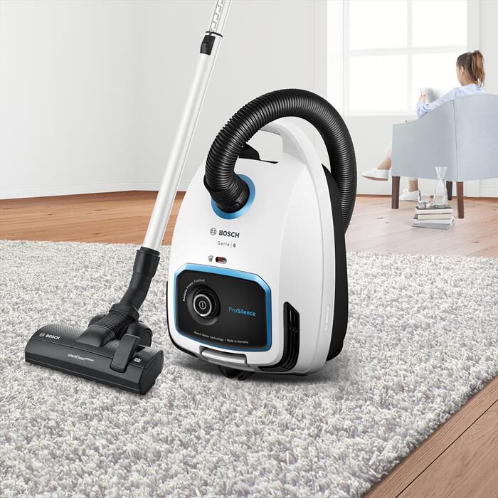 BOSCH - Aspirapolvere a traino BGB6SIL1-Bianco