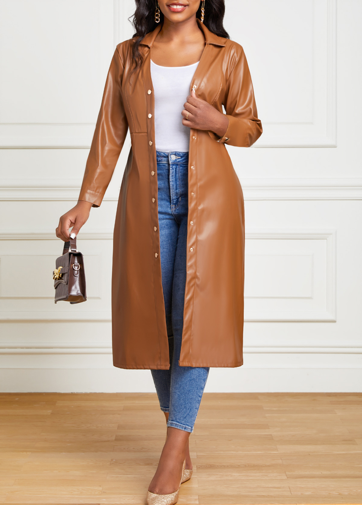 Belted Long Sleeve Bodycon Dress