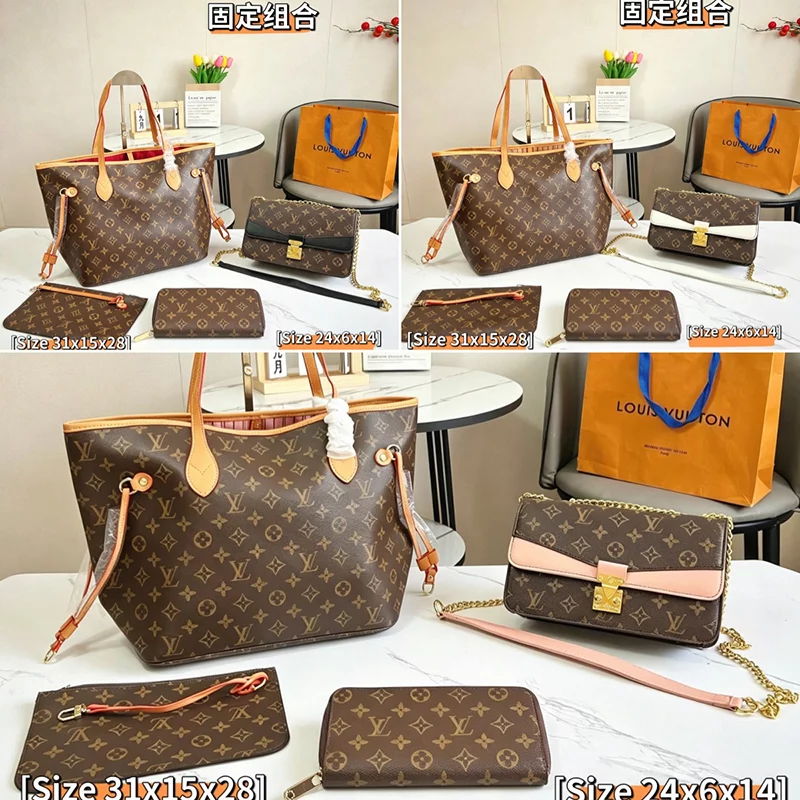 3Colors Bags set Size Big: 12.2″x5.9″x11.0″ Medium: 9.4″x2.4″x5.5″ Small: 7.9″x4.3″ BB-6915028