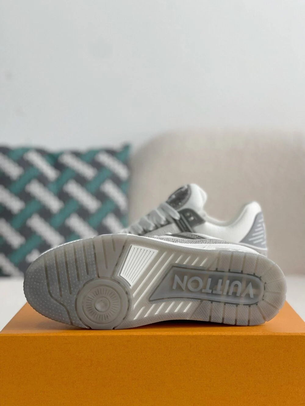 LV  Trainer Sneaker ‘Denim Monogram Grey Diamond’