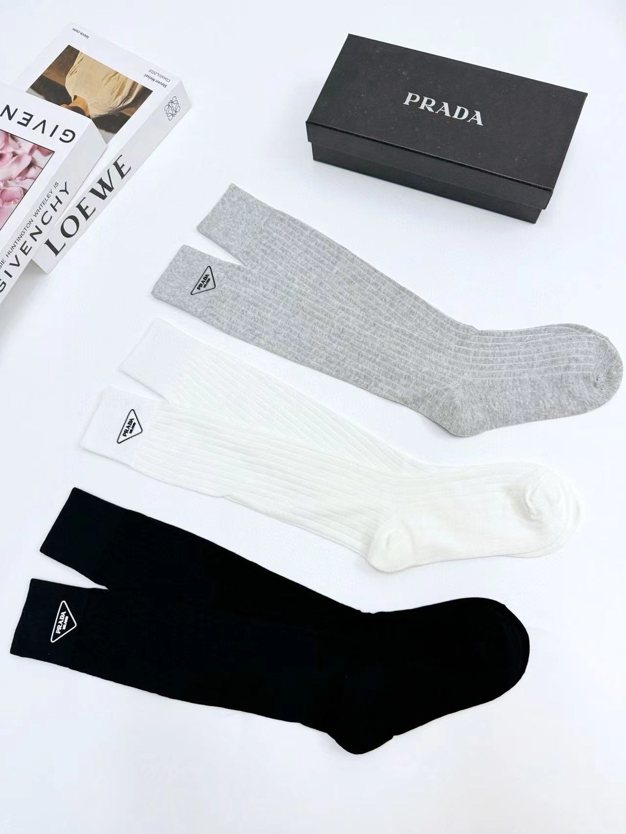 Fashion 1 Pairs of 100% Long Cotton stockings calf socks WZ-924000322