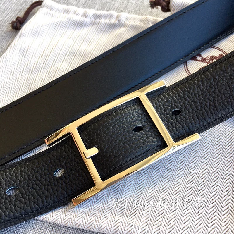 2Colors Wide1.3″ Genuine Leather Man’s Belt PD-69000117