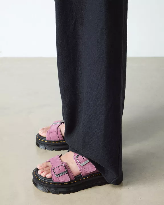 Zebzag Suede Sandals