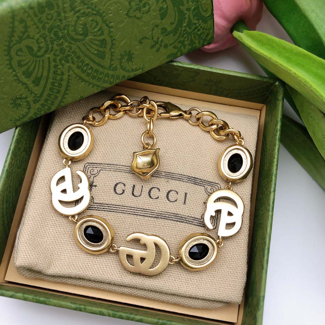 Black Gemstones Diamond Bracelet GGSL-9110008
