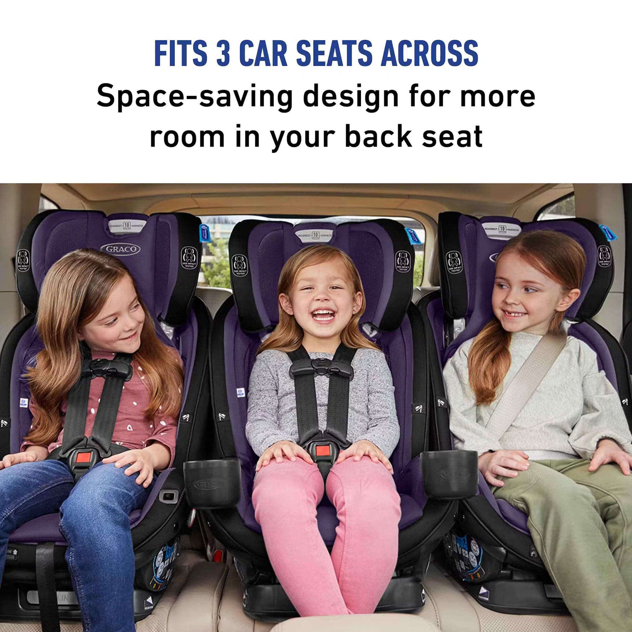 Graco SlimFit3 LX 3-in-1 Convertible Car Seat - Katrina