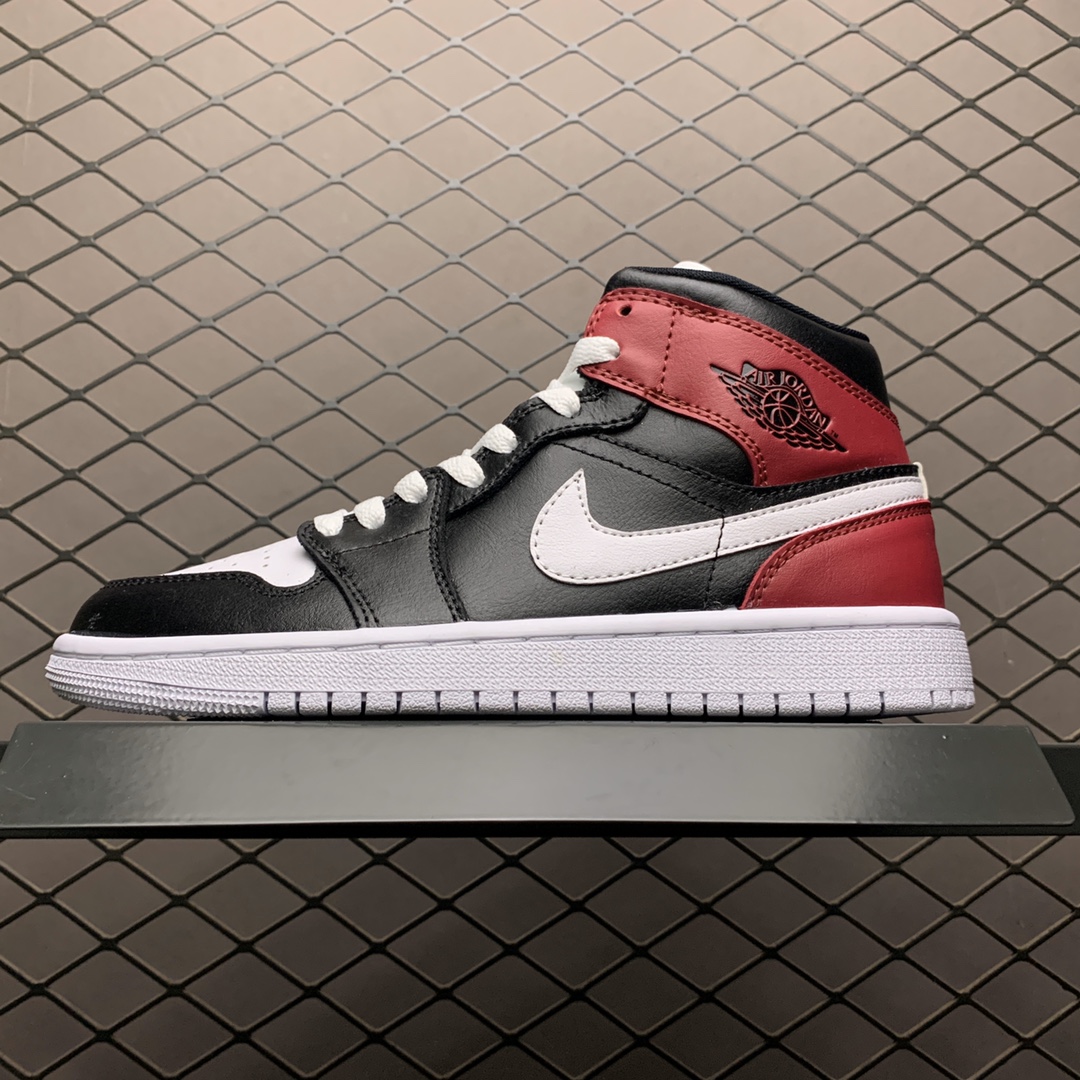 JRD1 Mid Black Noble Red BQ6472-016