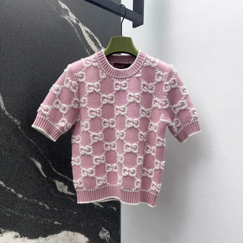 Jacquard loop knit sweater MY-93237