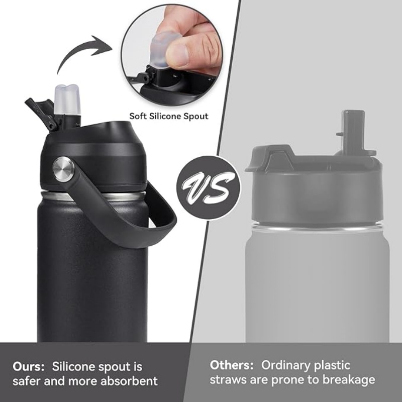 THERMOCLOUD 18oz Insulated Stainless Steel Water Bottle