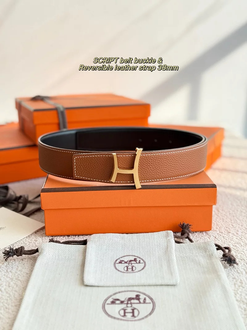 3Colors Wide1.5″ Genuine Leather Reversible Belt PD-6900074
