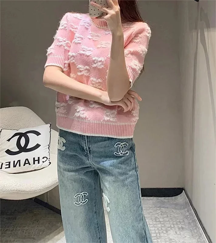 Jacquard loop knit sweater MY-93237