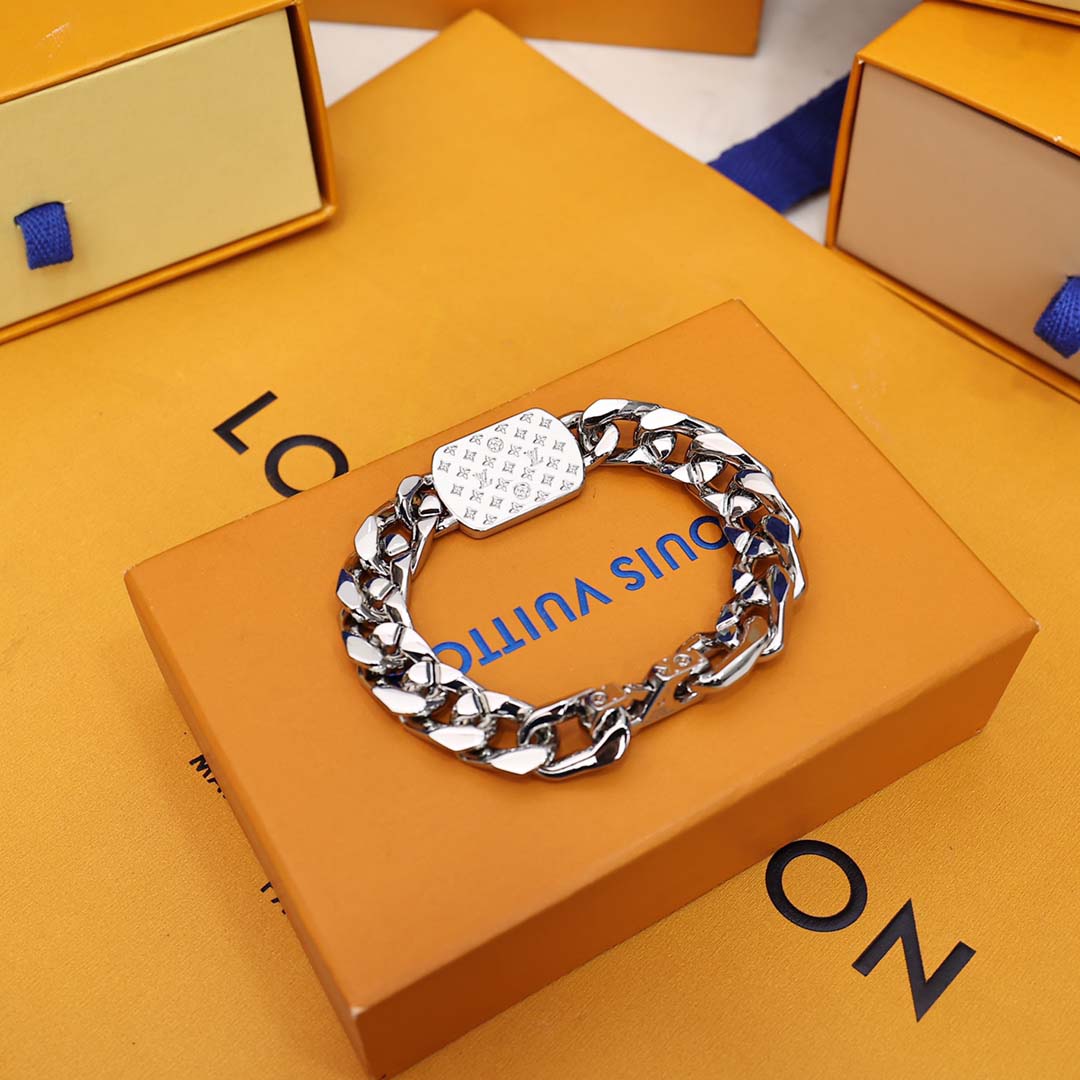 Classic Silver Chain Bracelet VVSL-9110067