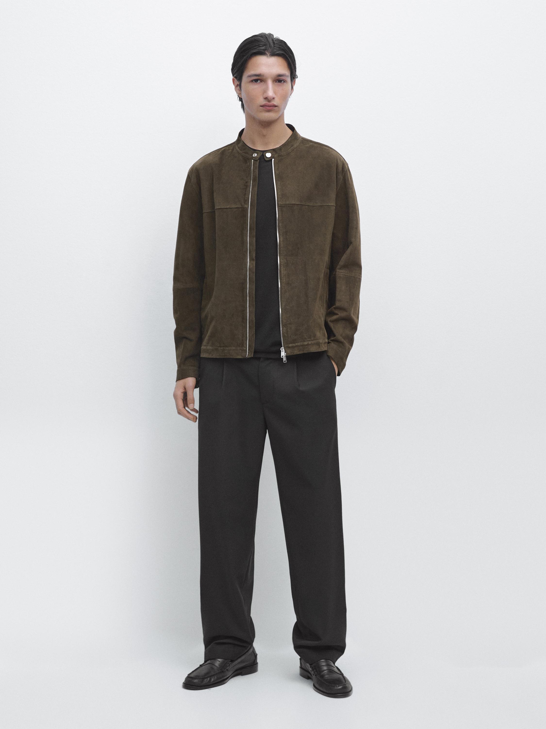 Chaqueta piel ante