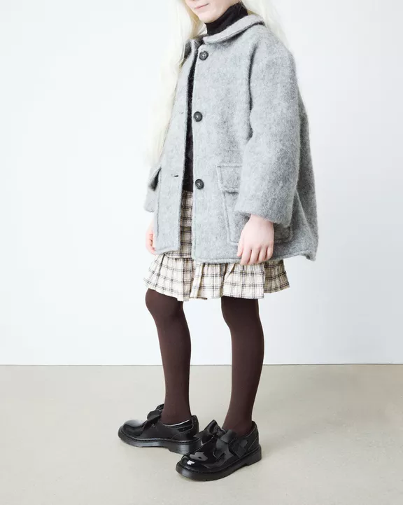 JUNIOR POLLEY II BOW PATENT LEATHER MARY JANE SHOES