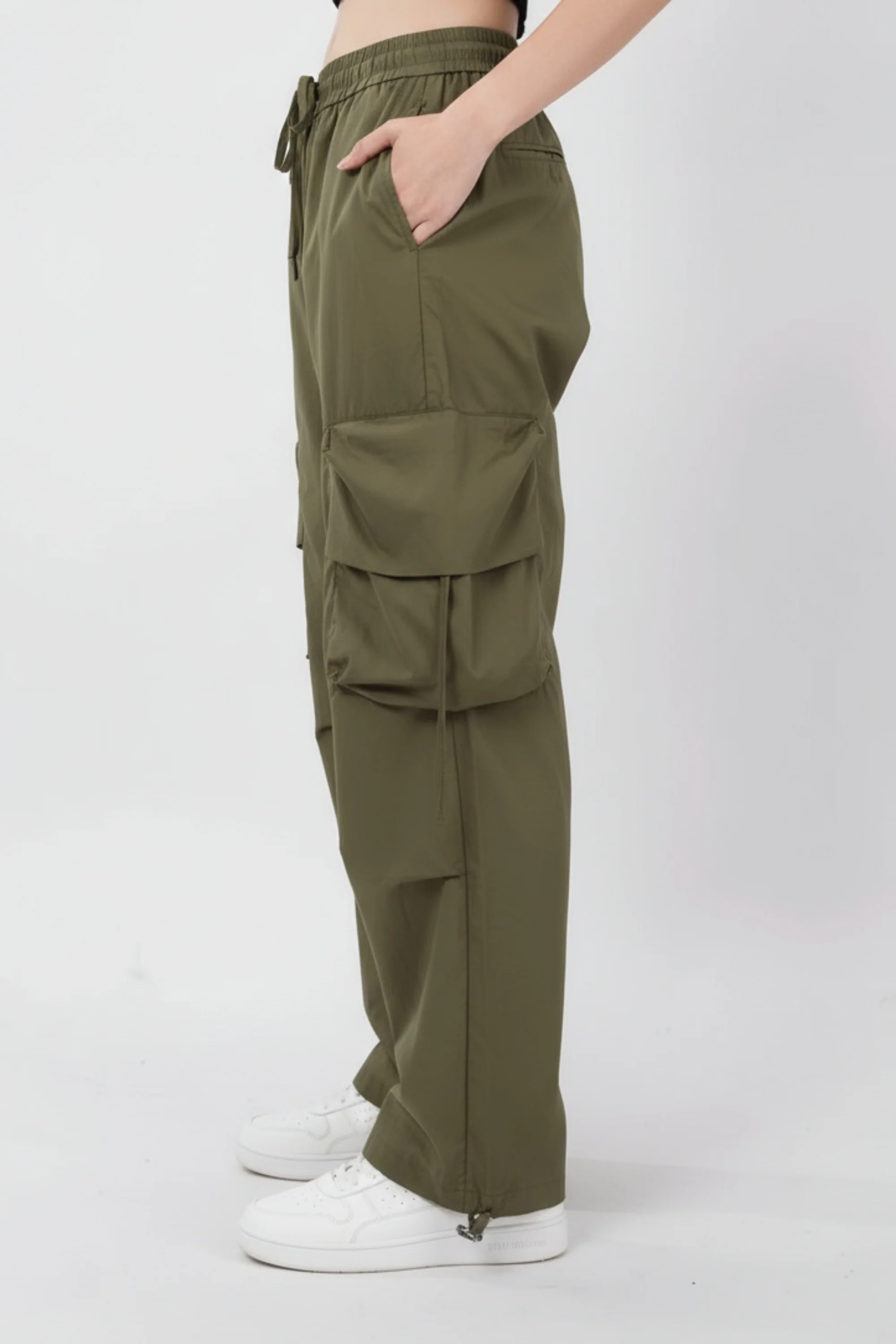 Wild Green Cargo Pants
