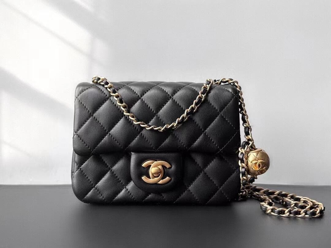 【Chanel】New Arrival♪ Popular Crossbody Bag♡Flap Bag Gold Ball - Available in 4 Colors