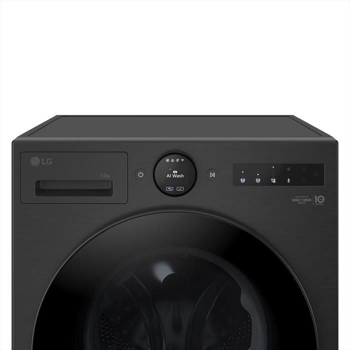 LG - Lavatrice AI DD F4X7013TBB 13 Kg Classe A-Matte Black