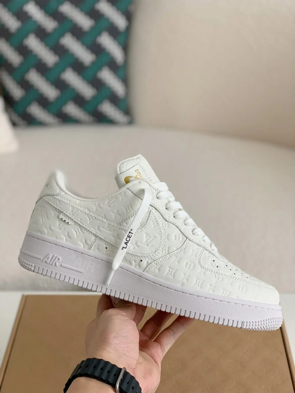 L.V x NK Air Force 1 Low ‘By Virgil Abloh White’