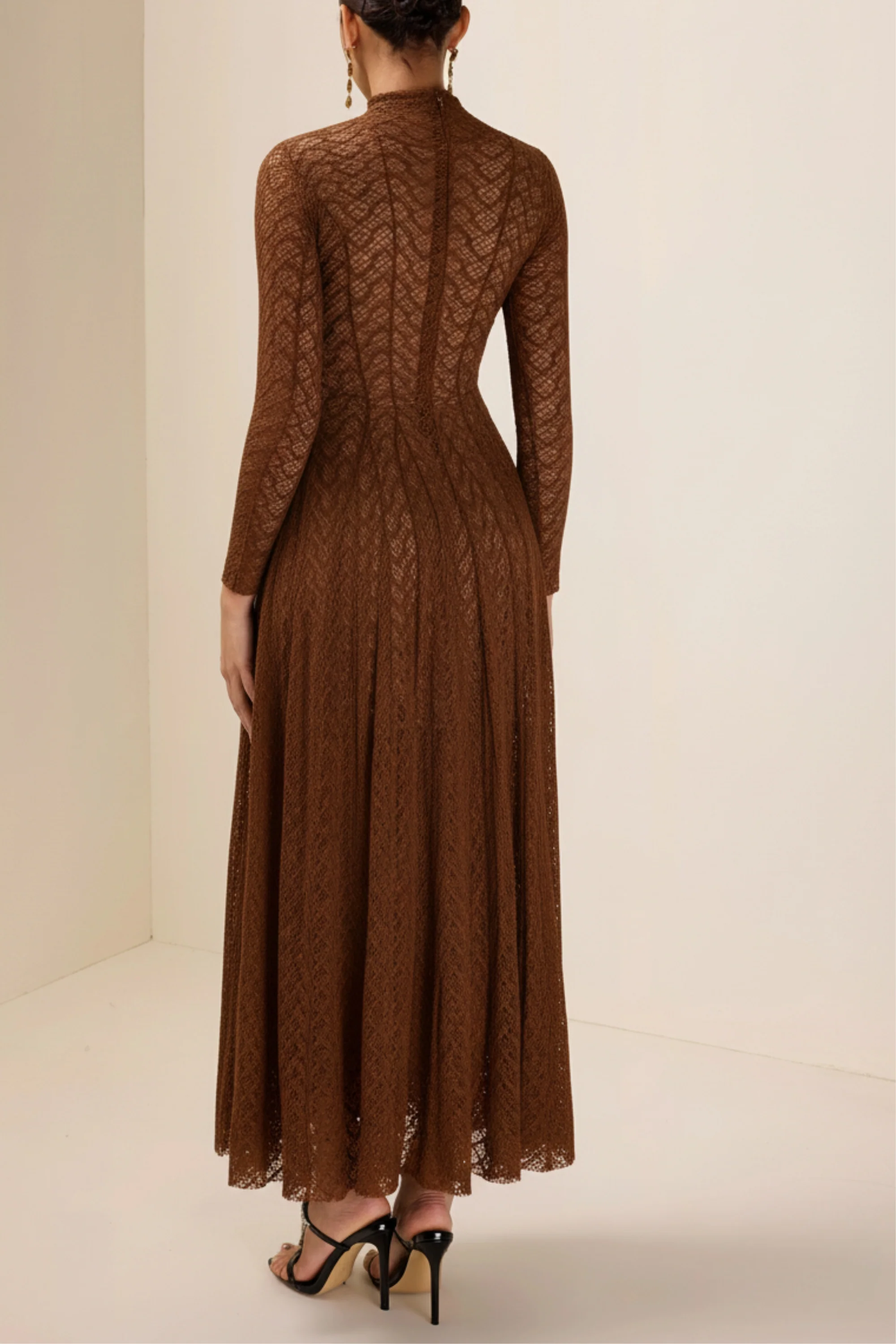 Cinnamon Lace Bodycon Dress