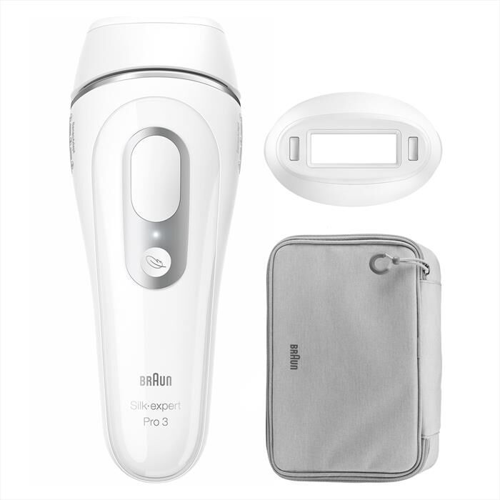 BRAUN - Epilatore LUCE PULSATA PL3020-BIANCO/GRIGIO