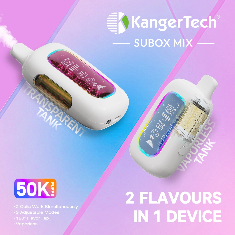 5-pack-KangerTech SUBOX MIX 50000 Puffs 2-IN-1