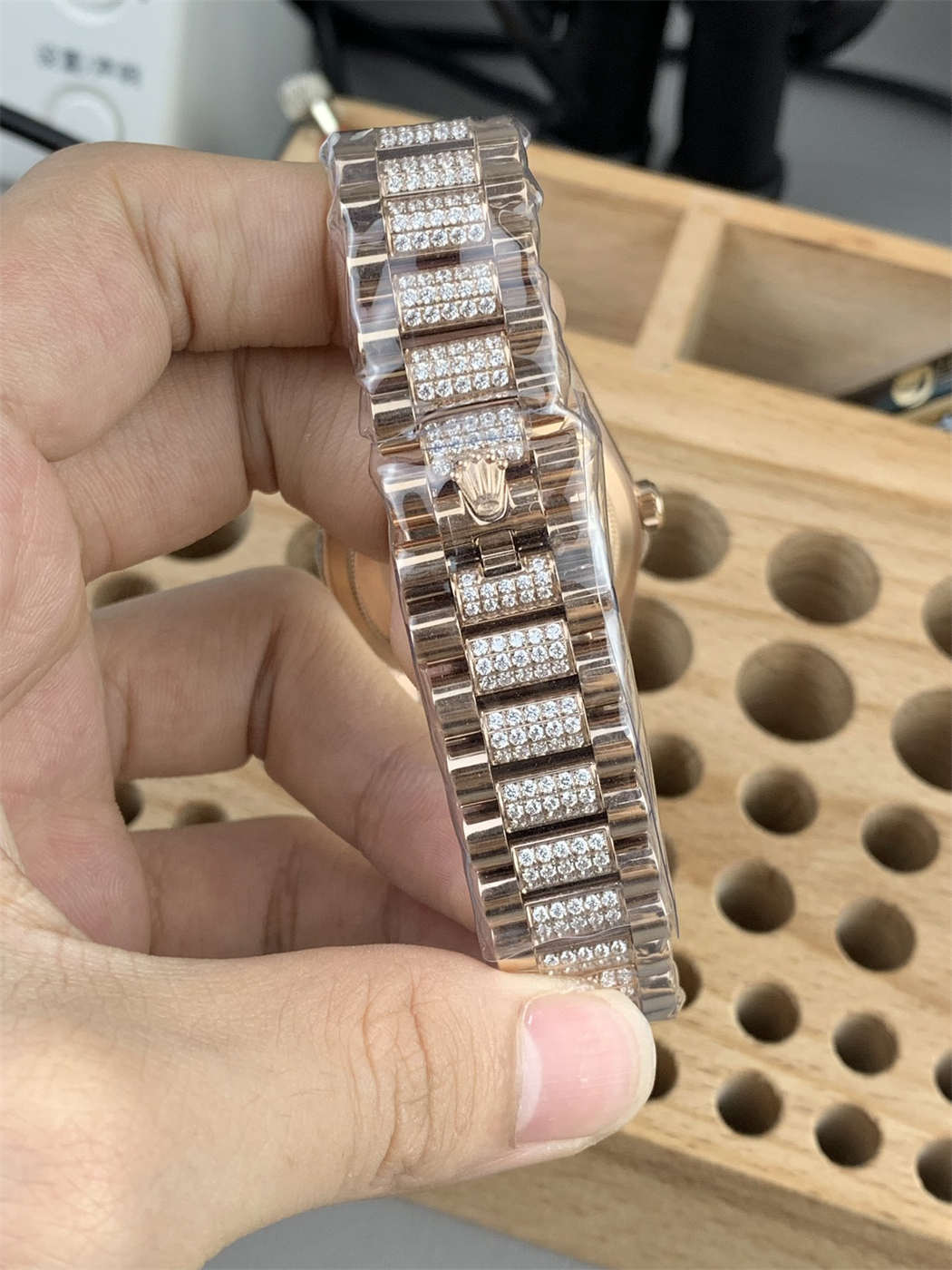 Rolex Day-Date 36 Replica – Ladies Everose Gold President Watch