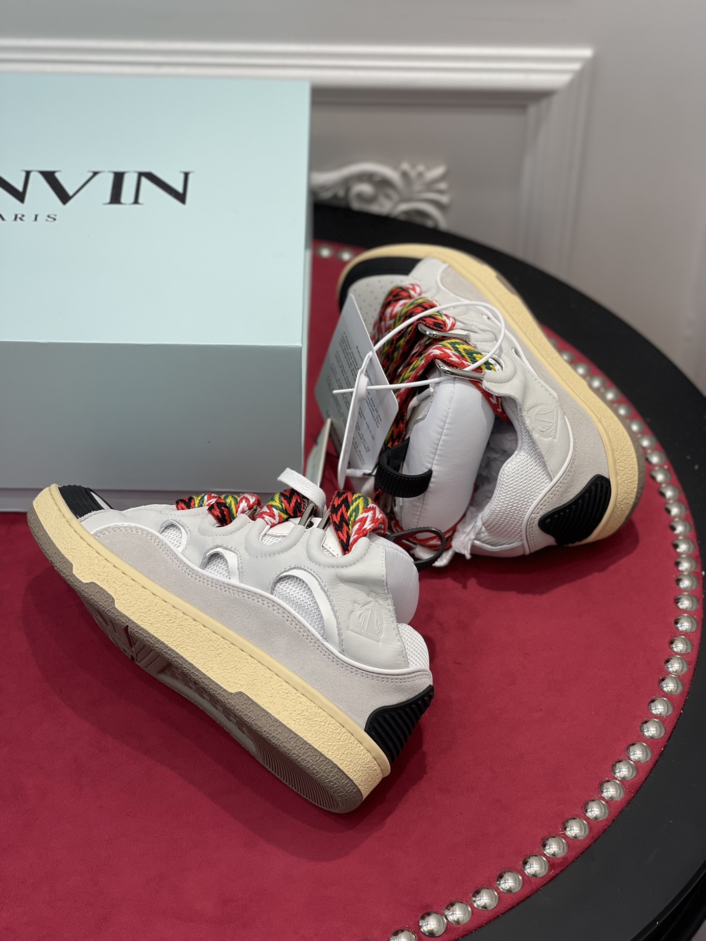LAN Leather CurbWhite Black Gum FW-SKDK02-DRAG-A2100