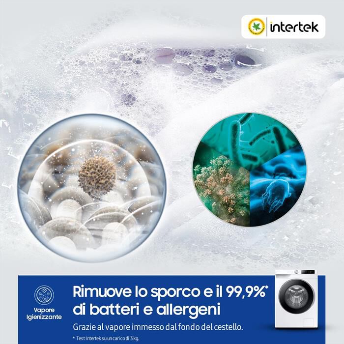 SAMSUNG - Lavatrice WW90DG6U25LEU3 9 Kg Classe A-bianco