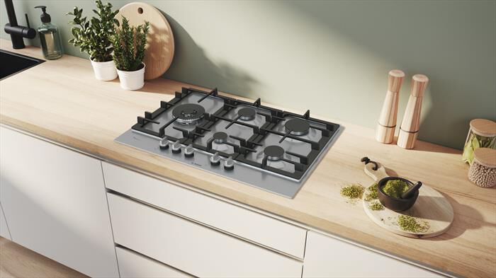 BOSCH - Piano cottura a gas PCS7A5I90 75 cm-Inox