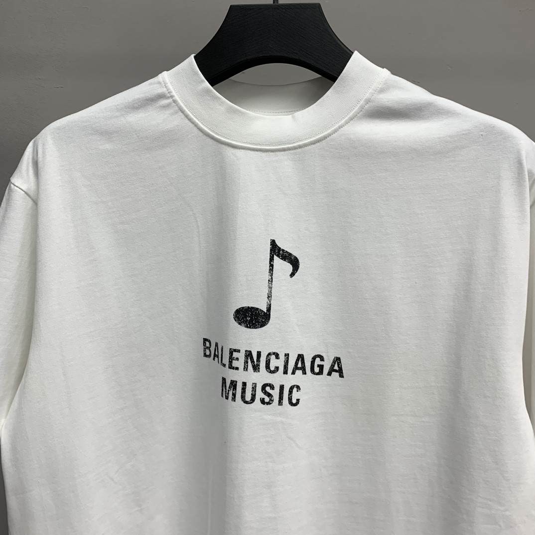 BLCG music capsule series notes printed t-shirt