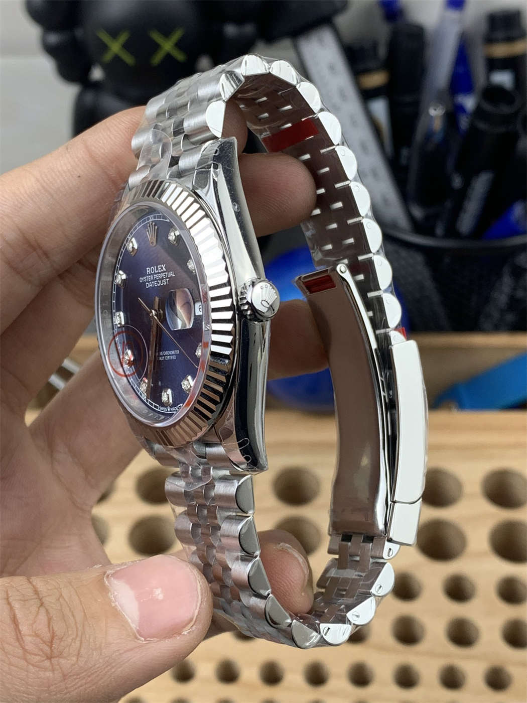 VSF Datejust 41 Blue Diamond Dial Replica – Rolex 126334 V2