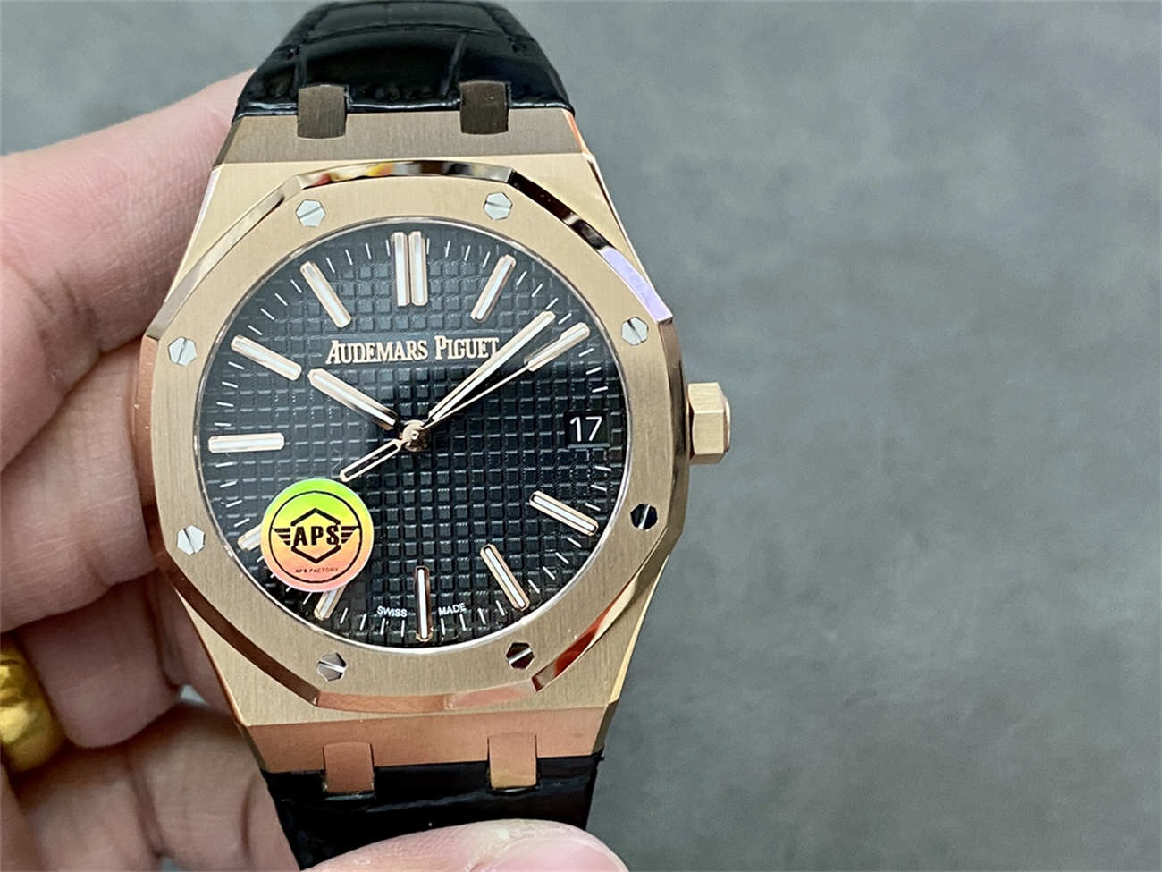 APS Factory Audemars Piguet 15510 Rose Gold Edition – Royal Oak 41mm Black Dial