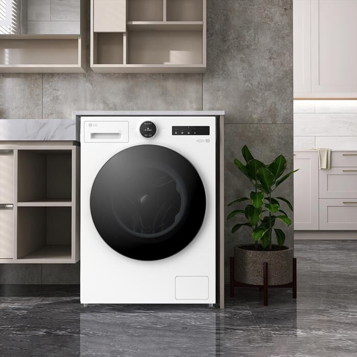 LG - Lavatrice AI DD F4X7009TWB 9 Kg Classe A-Ivory White