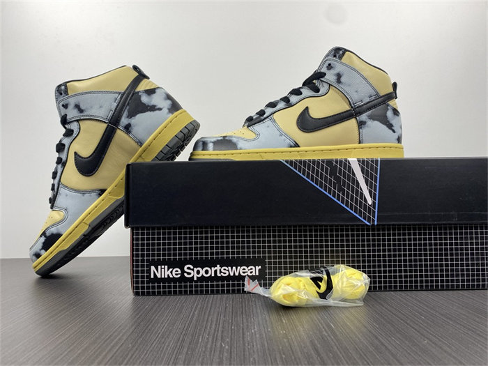 NK Dunk High 1985 Black Acid Wash DD9404-700
