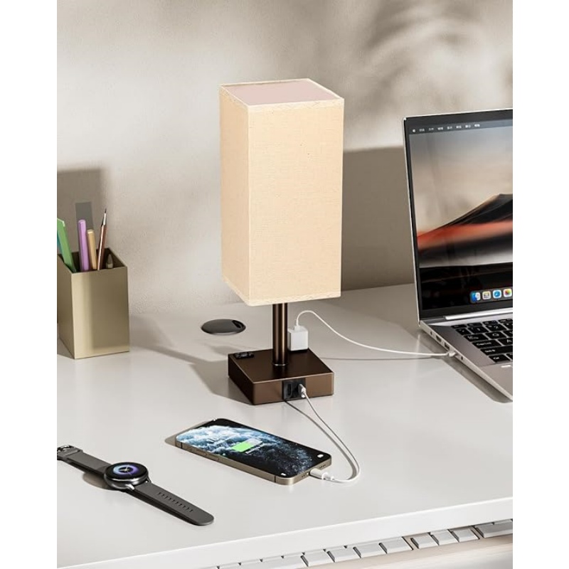 Brown Touch Table Lamp