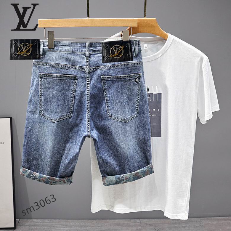 LV Jean shorts