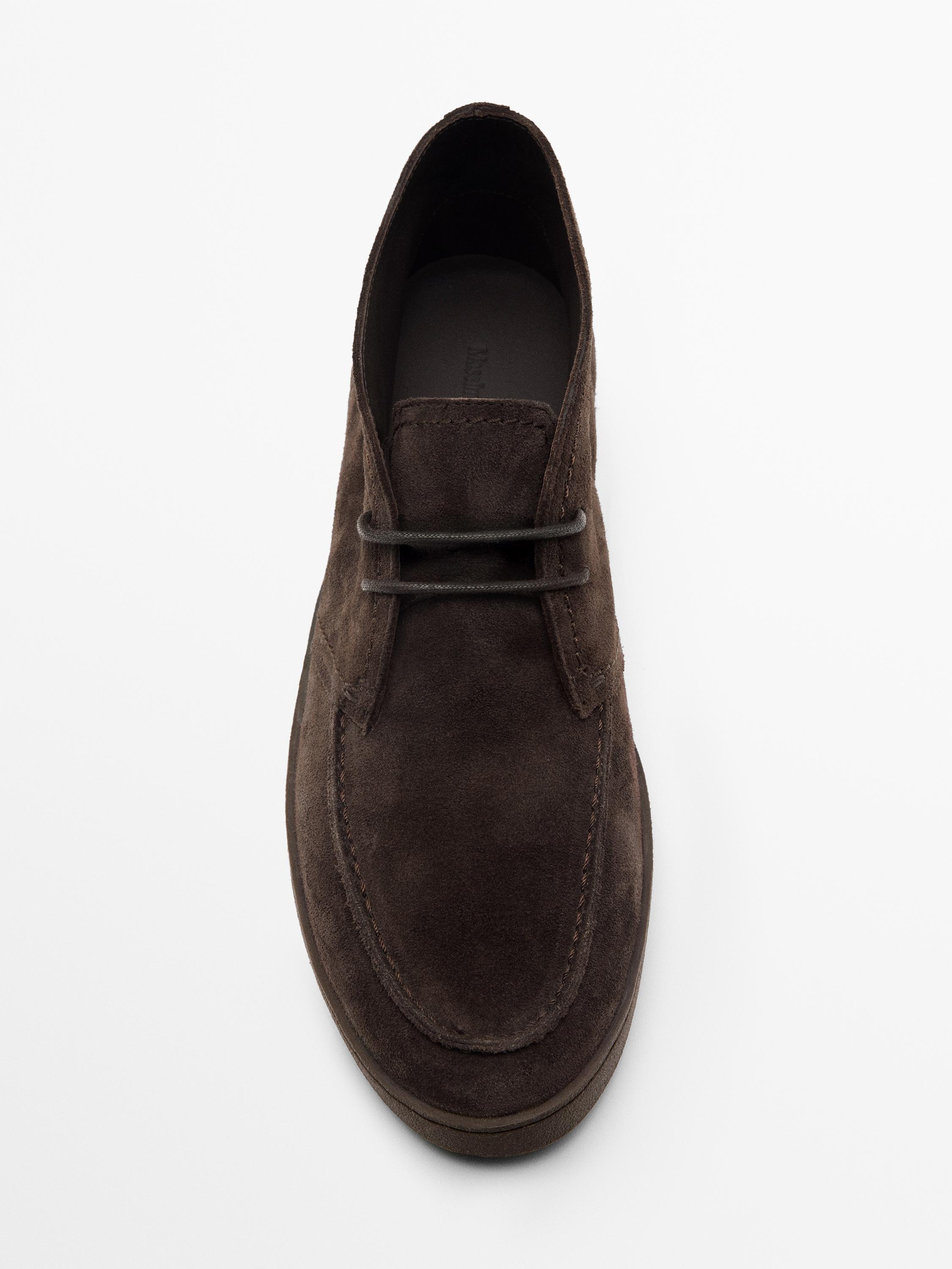Zapato abotinado bordón
