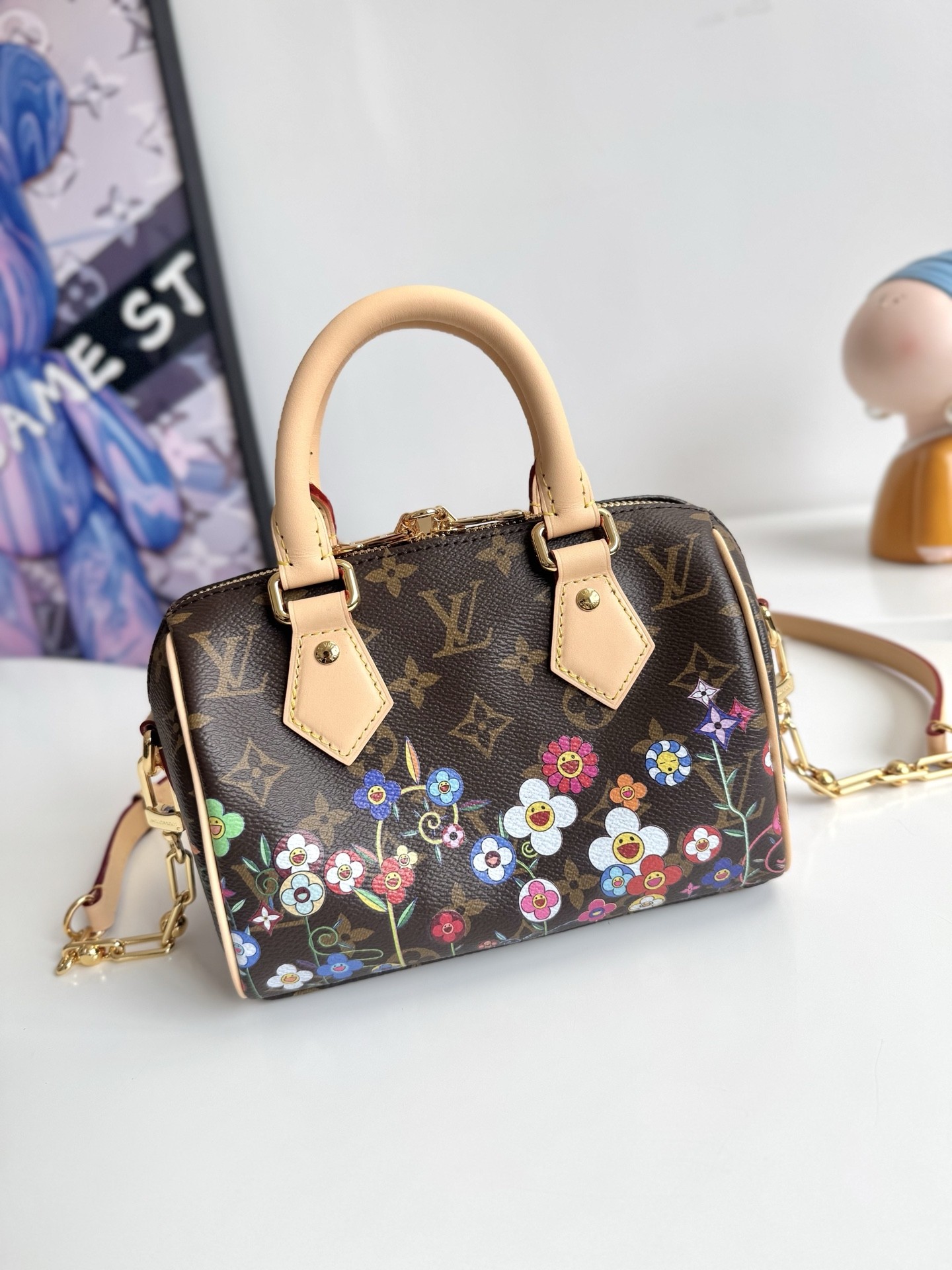 LV Speedy Bandoulière 20 M14175 Size：20.5x13.5x12cm