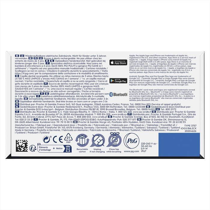 ORAL-B - Spazzolino elettrico IO5 S-NERO