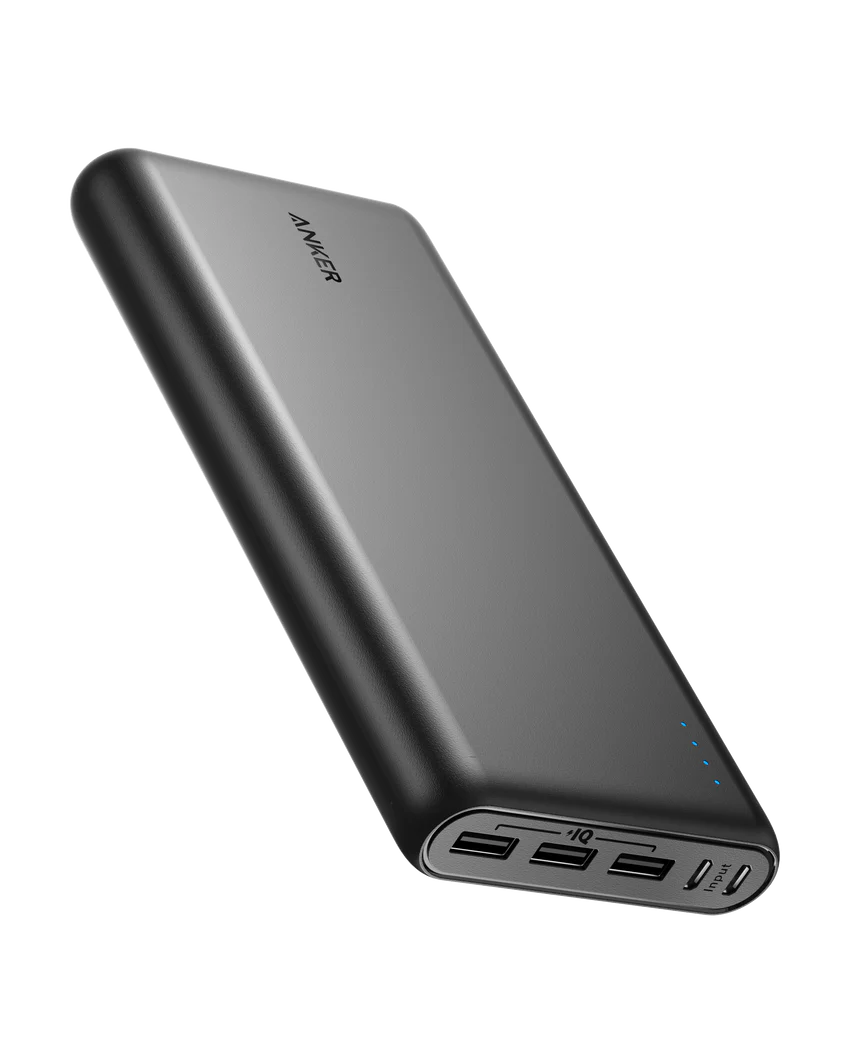 Anker 337 Power Bank (PowerCore 26K) and Anker USB-A to USB-C Cable (3 ft)